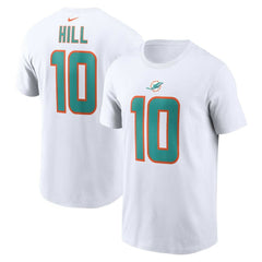 NFL Miami Dolphins Tyreek Hill  Player Name & Number T-Shirt