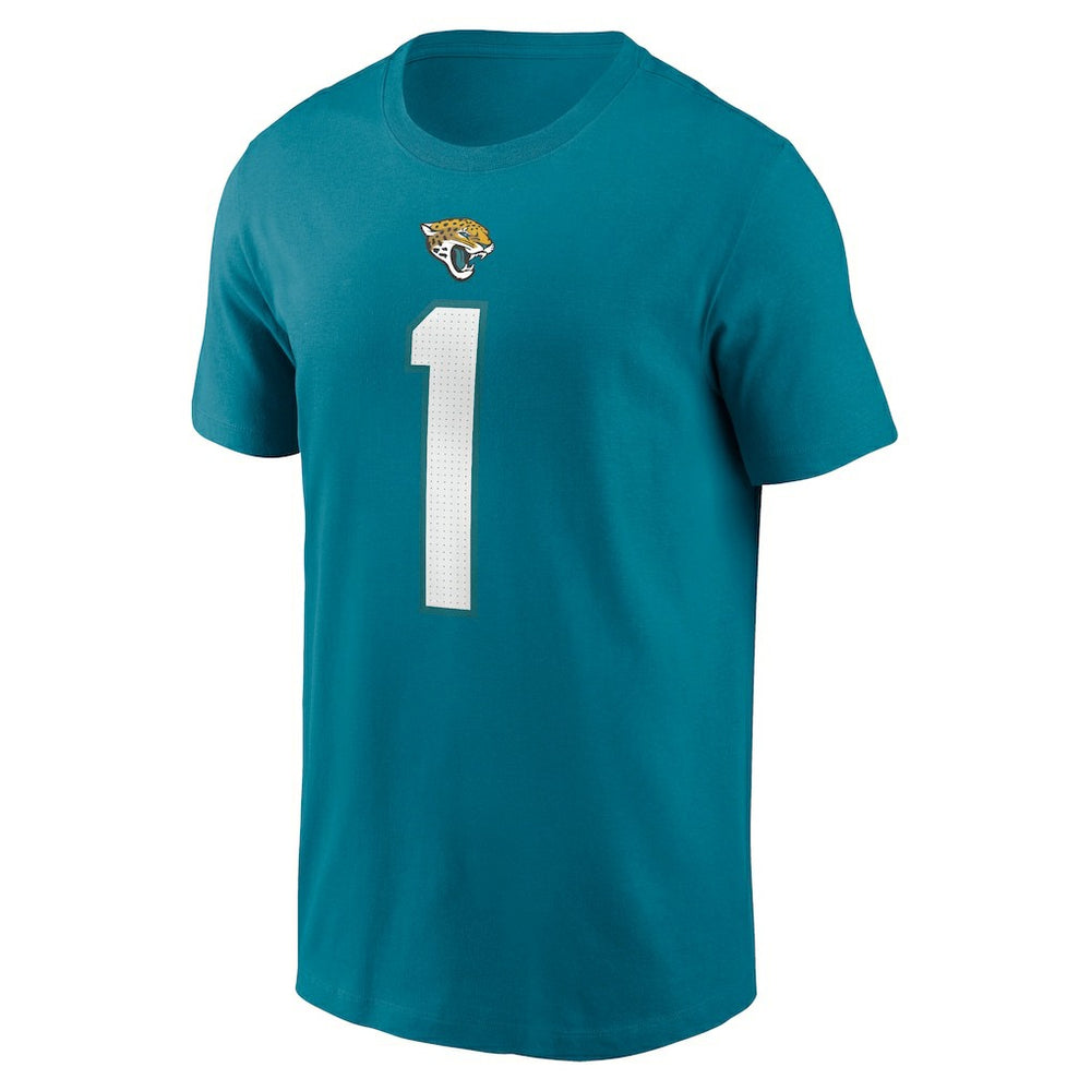 NFL Jacksonville Jaguars Travis Etienne  Player Name & Number T-Shirt