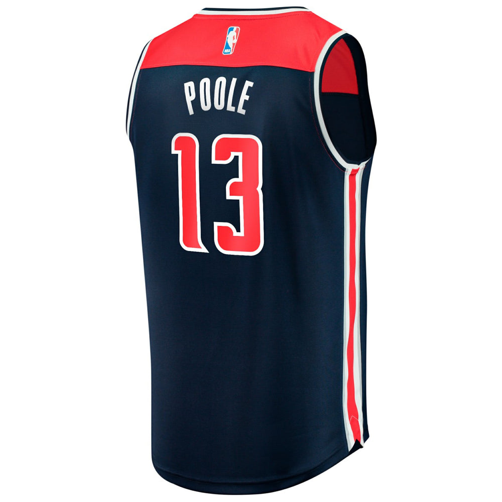 Jordan Poole Washington Wizards Fast Break Player Jersey - Statement Edition - Navy | Fanatics online