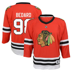 Connor Bedard Chicago Blackhawks Youth Home Replica Player Jersey