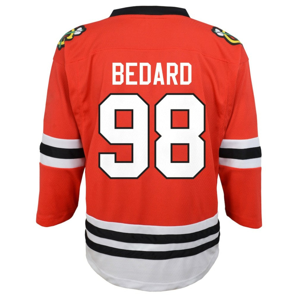 Connor Bedard Chicago Blackhawks Youth Home Replica Player Jersey