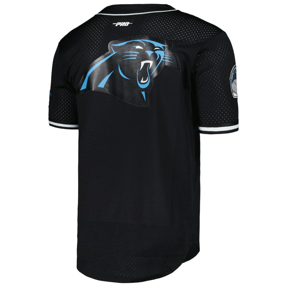 NFL Carolina Panthers Bryce Young  Pro Standard Mesh Baseball Button-Up T-Shirt