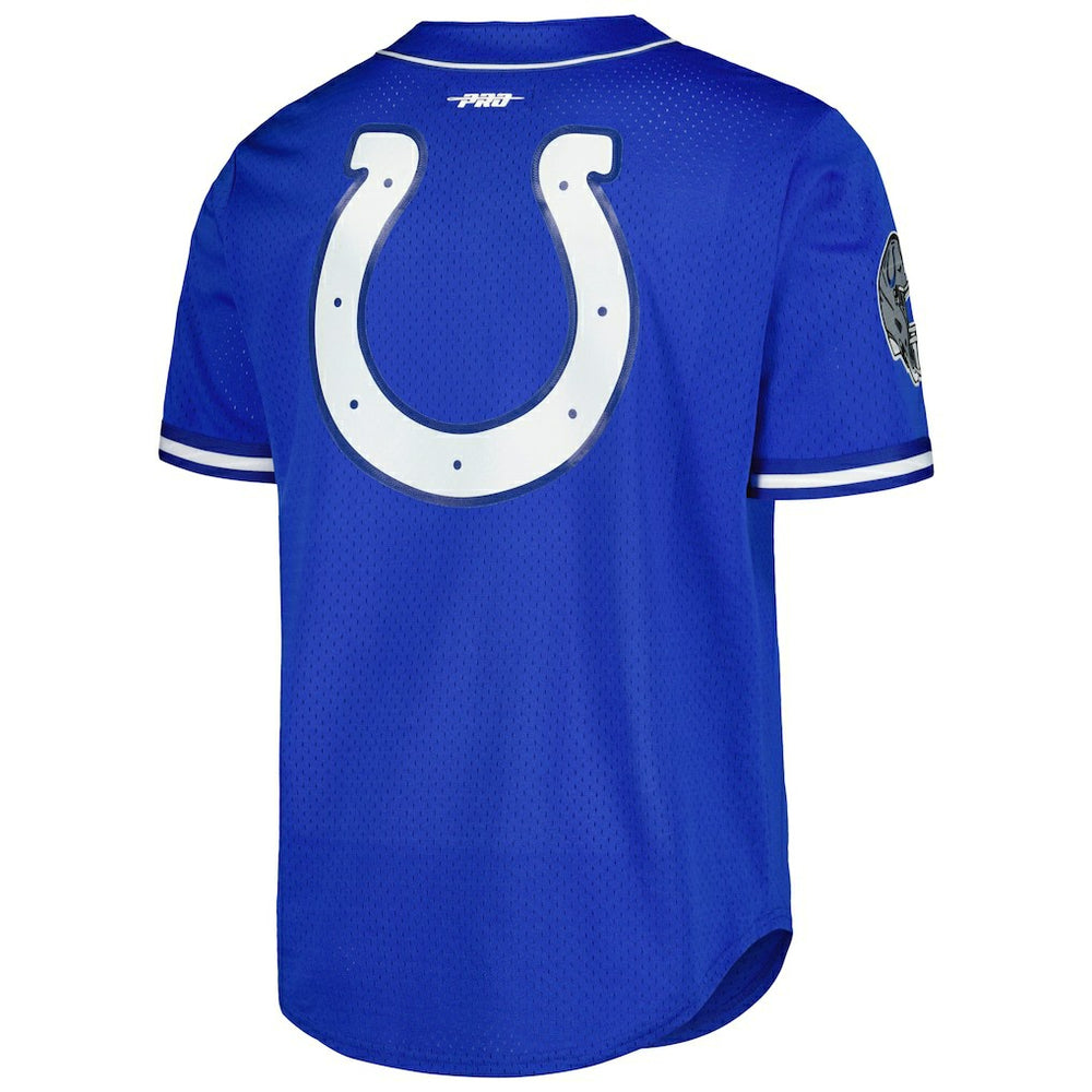 NFL Indianapolis Colts Anthony Richardson  Pro Standard Mesh Baseball Button-Up T-Shirt