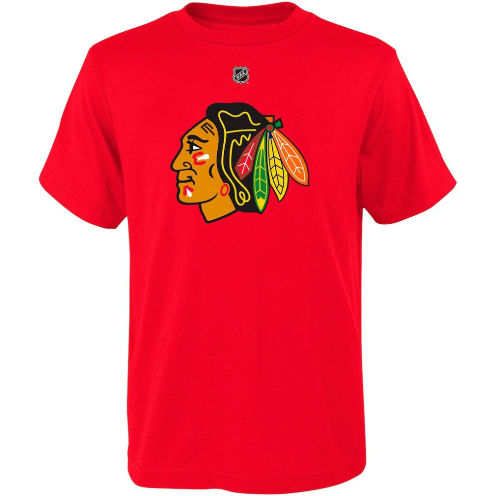 Connor Bedard Chicago Blackhawks Youth Player Name & Number T-Shirt
