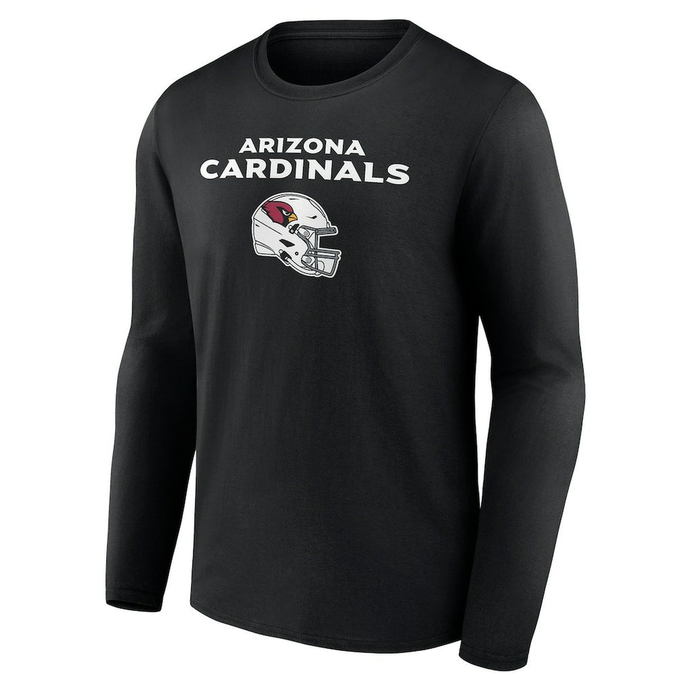 NFL Arizona Cardinals Personalized Name & Number Team Wordmark Long Sleeve T-Shirt