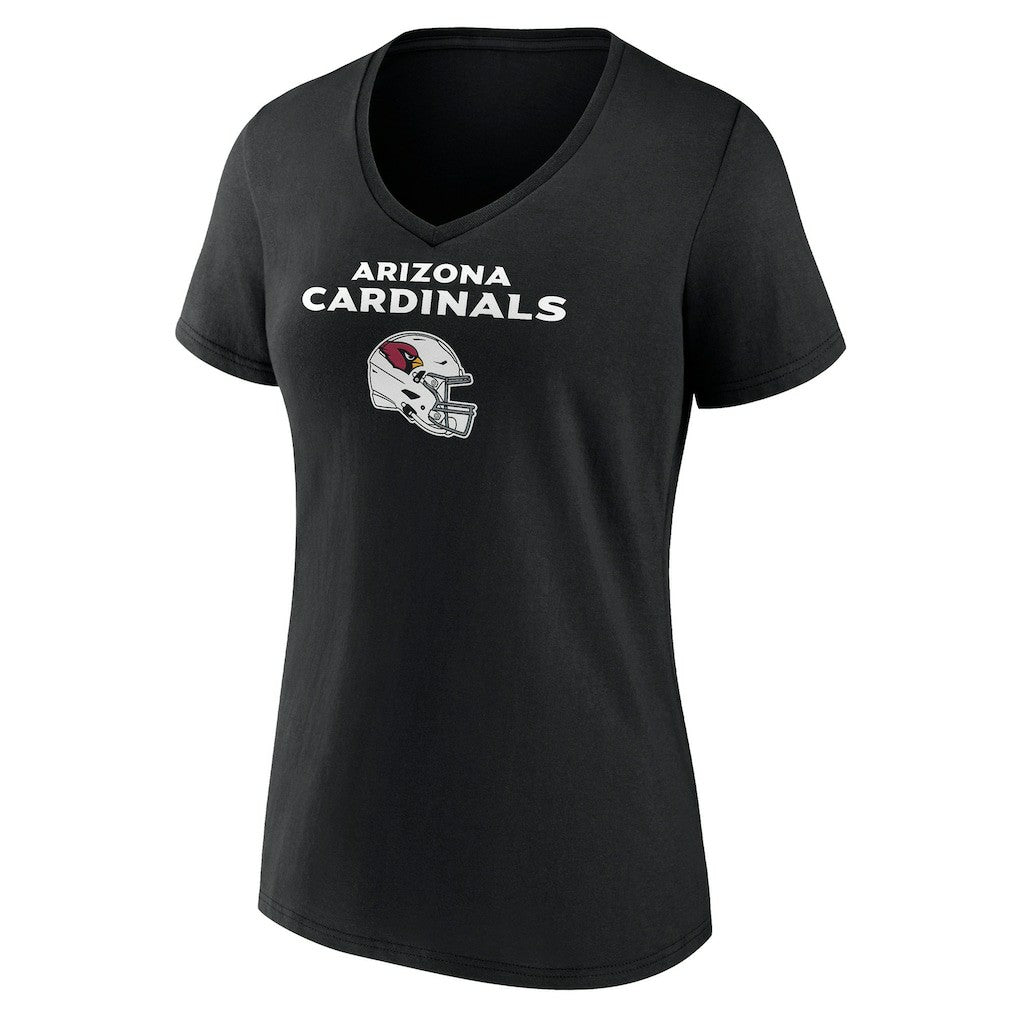 NFL Arizona Cardinals Women's Personalized Name & Number Team Wordmark V-Neck T-Shirt