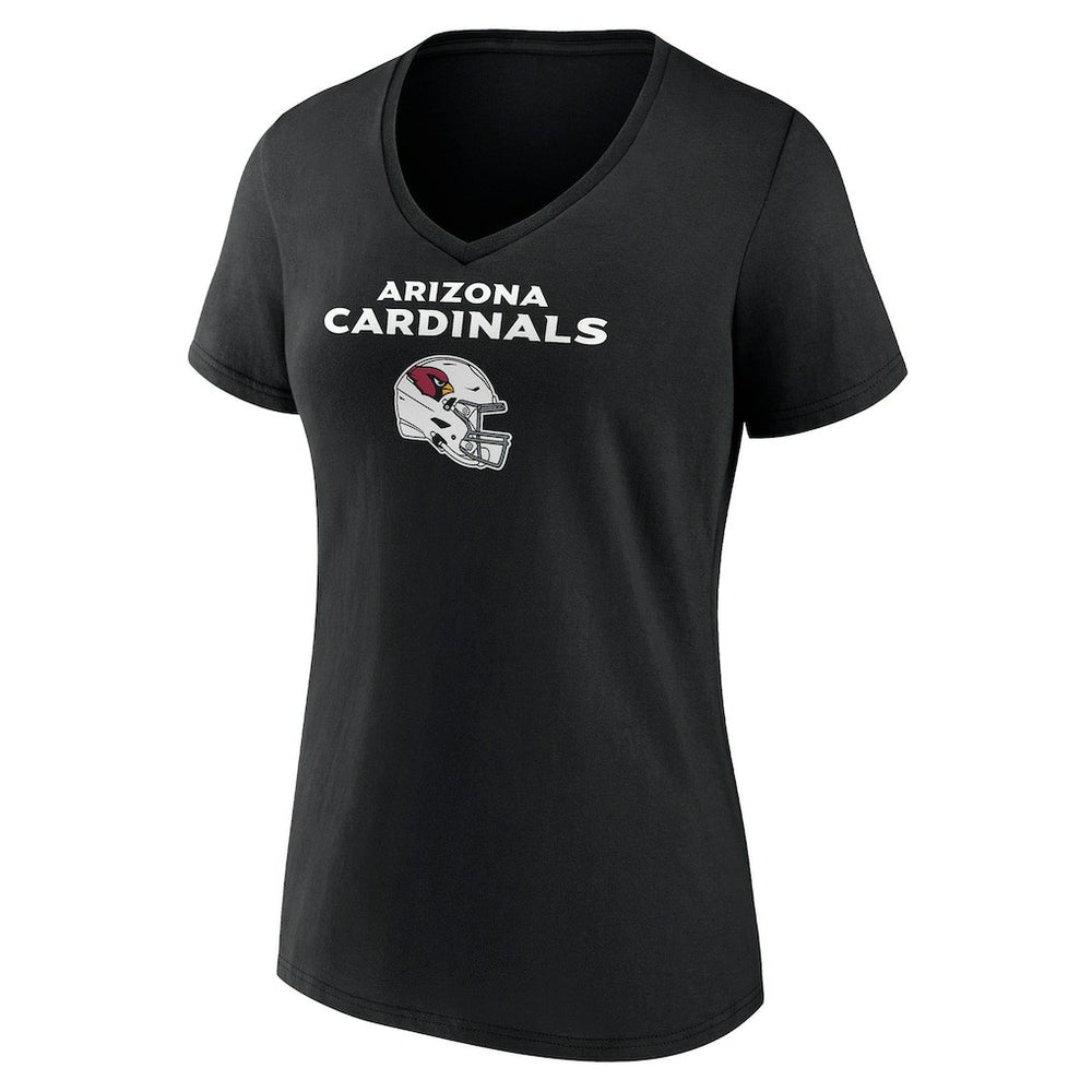NFL Arizona Cardinals Women's Personalized Name & Number Team Wordmark V-Neck T-Shirt