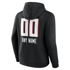 NFL Atlanta Falcons Personalized Name & Number Team Wordmark Pullover Hoodie
