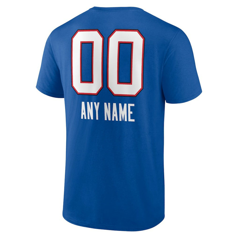 NFL Buffalo Bills Personalized Name & Number Team Wordmark T-Shirt