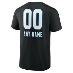 NFL Carolina Panthers Personalized Name & Number Team Wordmark T-Shirt