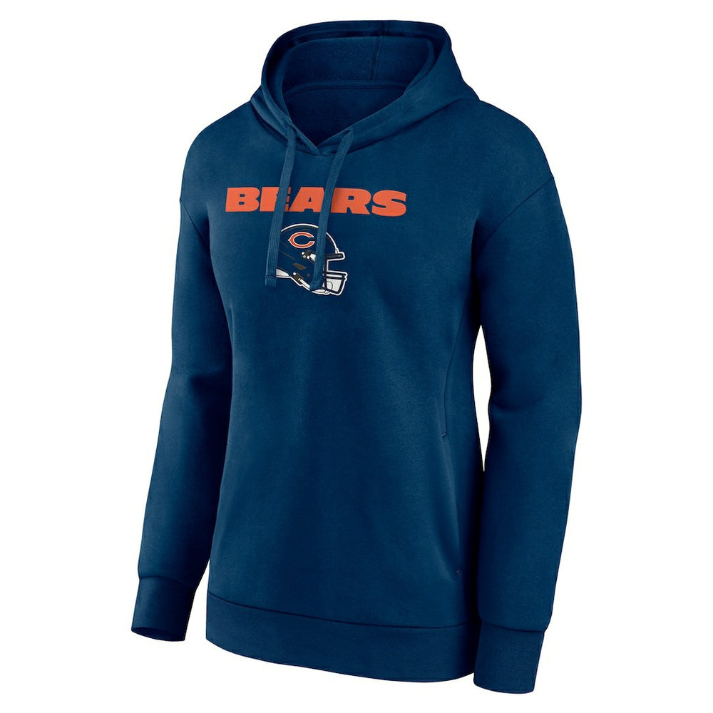NFL Chicago Bears Women's Personalized Name & Number Team Wordmark Pullover Hoodie