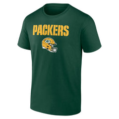 NFL Green Bay Packers Personalized Name & Number Team Wordmark T-Shirt