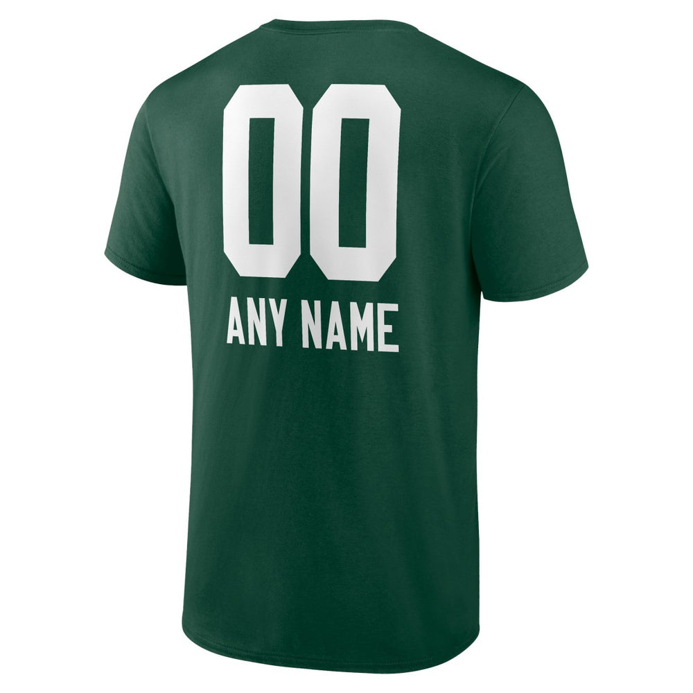 NFL Green Bay Packers Personalized Name & Number Team Wordmark T-Shirt