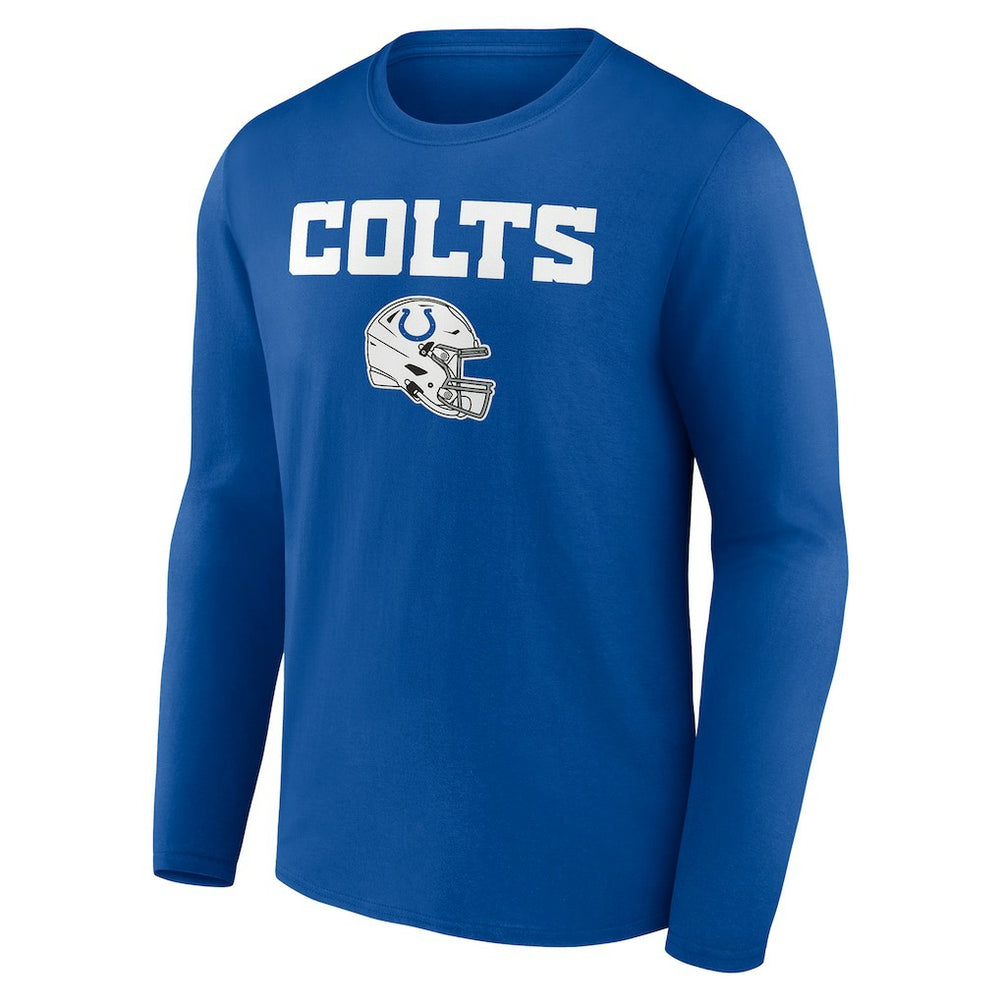 NFL Indianapolis Colts Personalized Name & Number Team Wordmark Long Sleeve T-Shirt