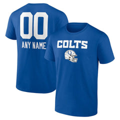 NFL Indianapolis Colts Personalized Name & Number Team Wordmark T-Shirt
