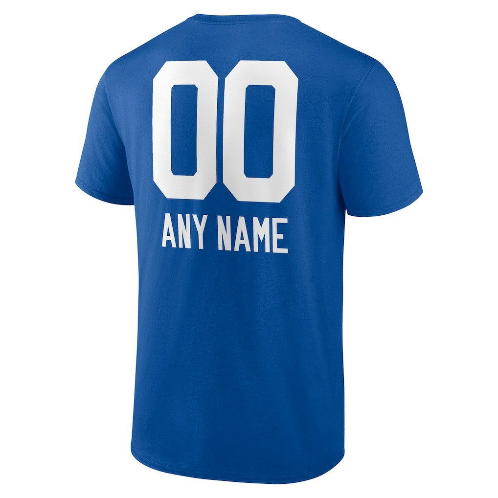NFL Indianapolis Colts Personalized Name & Number Team Wordmark T-Shirt