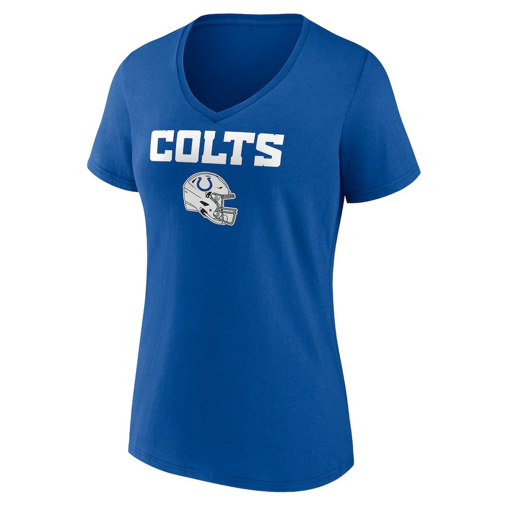 NFL Indianapolis Colts Women's Personalized Name & Number Team Wordmark V-Neck T-Shirt