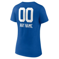 NFL Indianapolis Colts Women's Personalized Name & Number Team Wordmark V-Neck T-Shirt