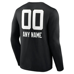 NFL Jacksonville Jaguars Personalized Name & Number Team Wordmark Long Sleeve T-Shirt