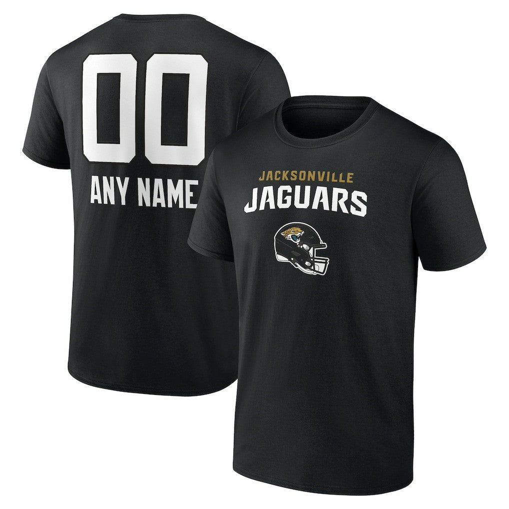 NFL Jacksonville Jaguars Personalized Name & Number Team Wordmark T-Shirt