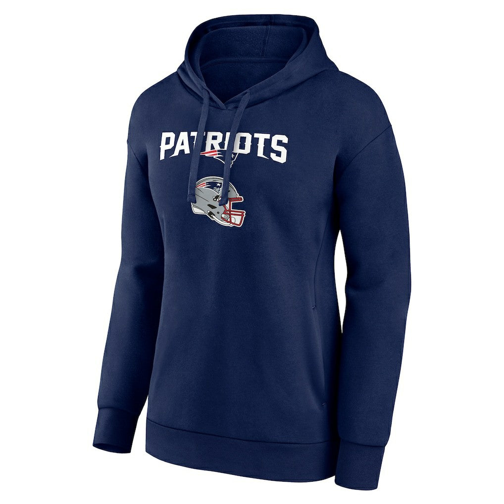 NFL New England Patriots Women's Personalized Name & Number Team Wordmark Pullover Hoodie