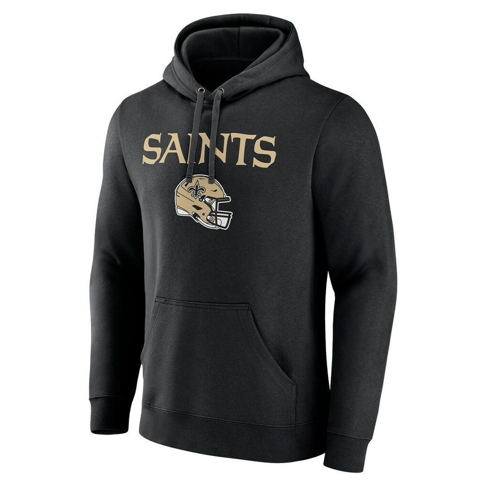 NFL New Orleans Saints Personalized Name & Number Team Wordmark Pullover Hoodie