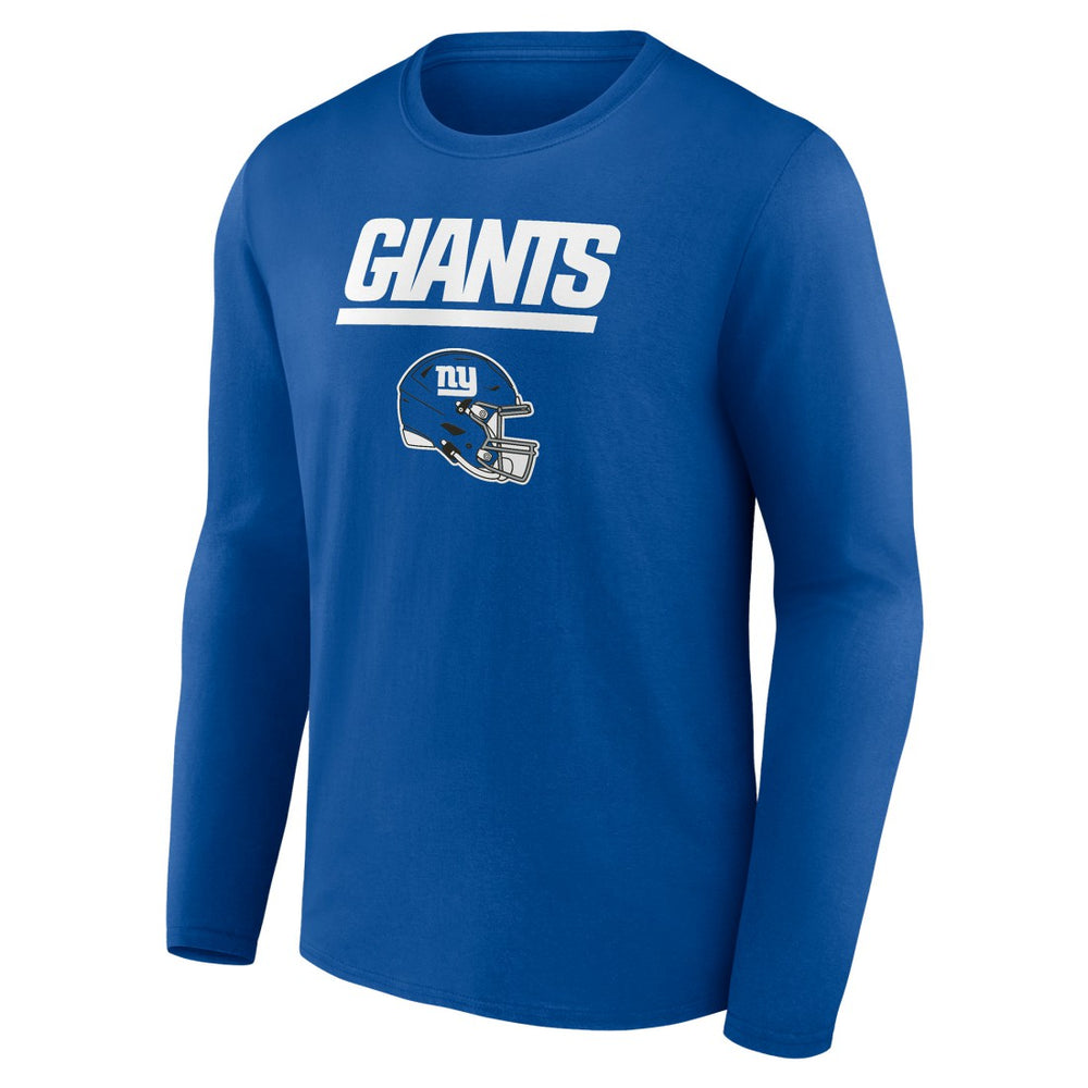 NFL New York Giants Personalized Name & Number Team Wordmark Long Sleeve T-Shirt