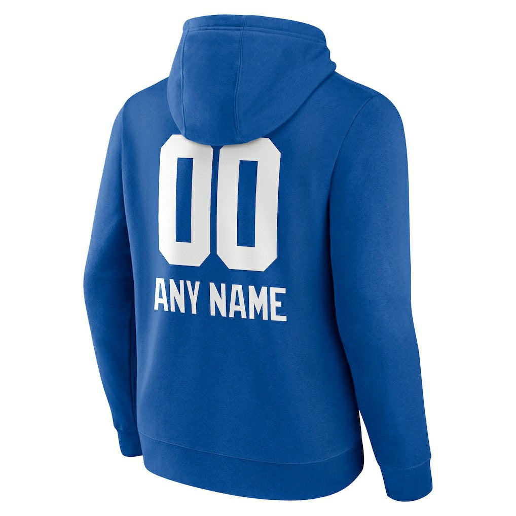 NFL New York Giants Personalized Name & Number Team Wordmark Pullover Hoodie