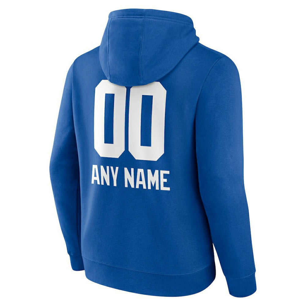 NFL New York Giants Personalized Name & Number Team Wordmark Pullover Hoodie