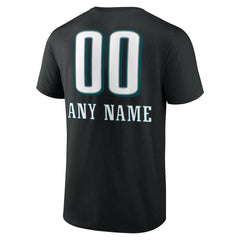 NFL Philadelphia Eagles Personalized Name & Number Team Wordmark T-Shirt