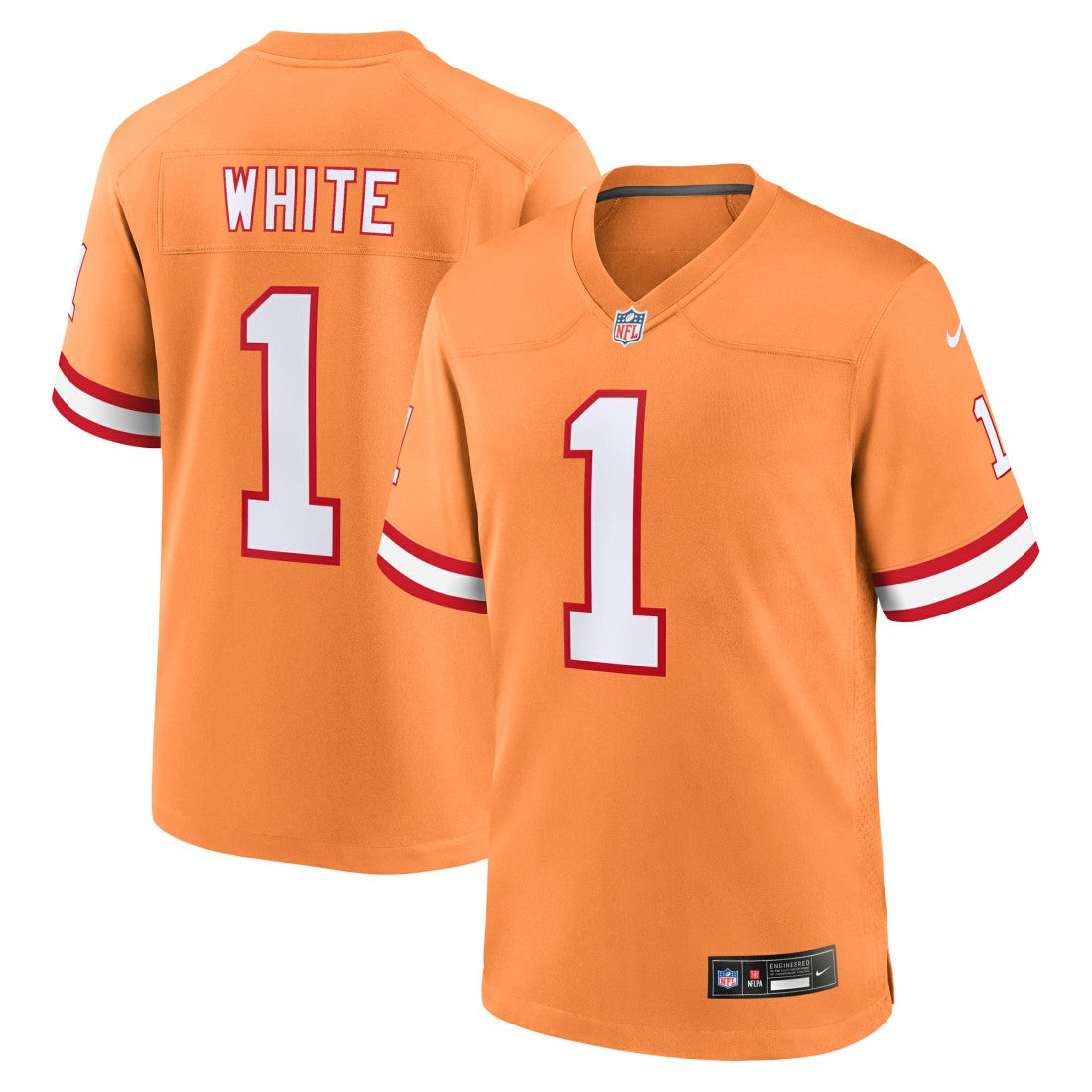 NFL Tampa Bay Buccaneers Rachaad White  Alternate Game Jersey
