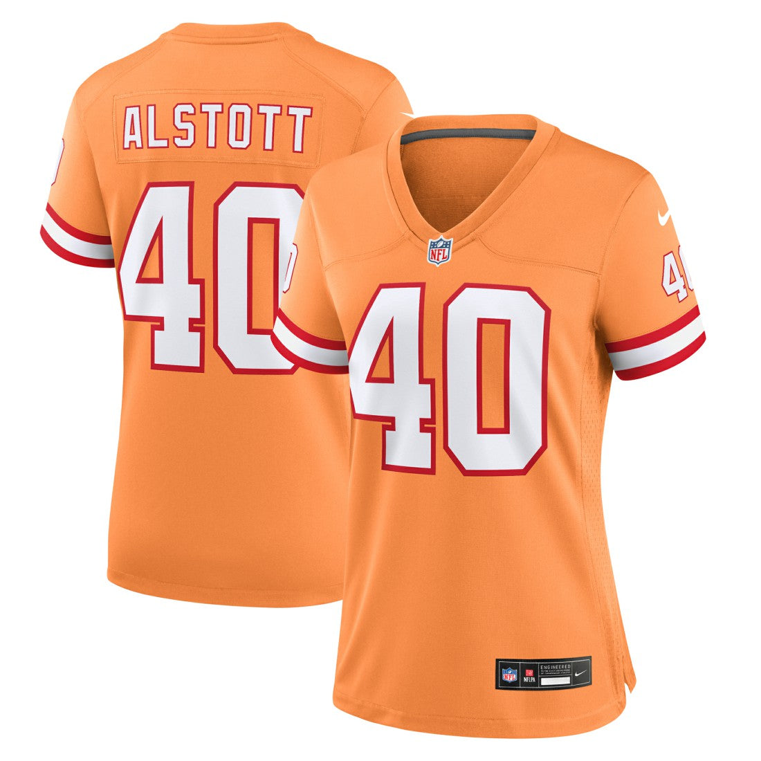 NFL Tampa Bay Buccaneers Mike Alstott  Women's Throwback Game Jersey