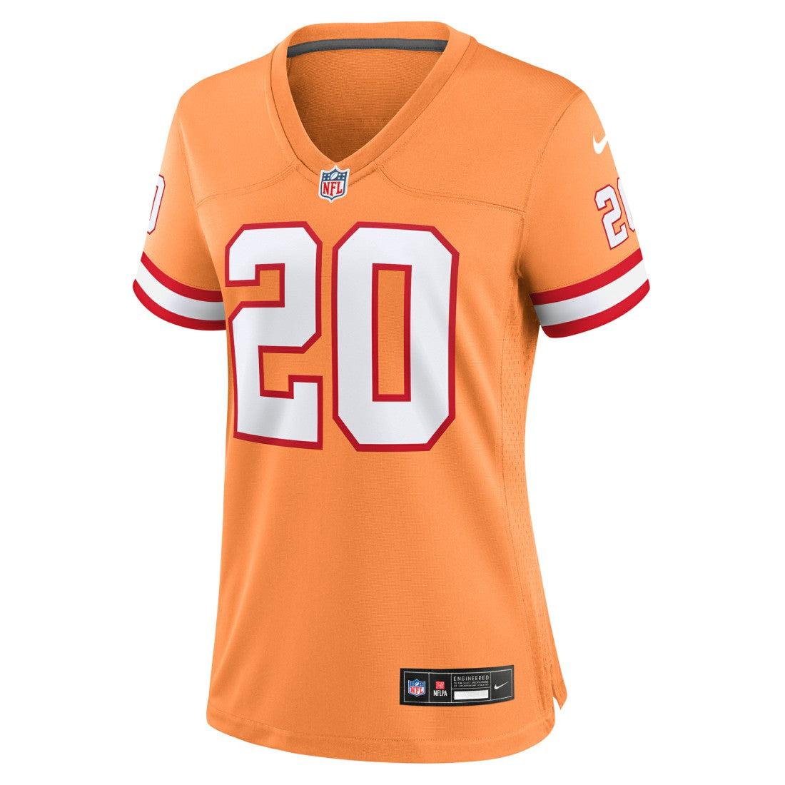 NFL Tampa Bay Buccaneers Ronde Barber  Women's Throwback Game Jersey