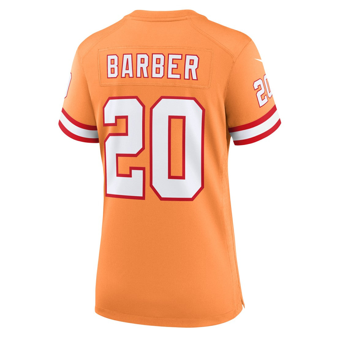 NFL Tampa Bay Buccaneers Ronde Barber  Women's Throwback Game Jersey