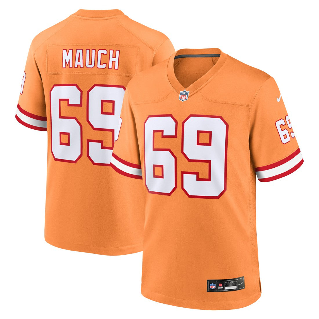 NFL Tampa Bay Buccaneers Cody Mauch  Alternate Game Jersey