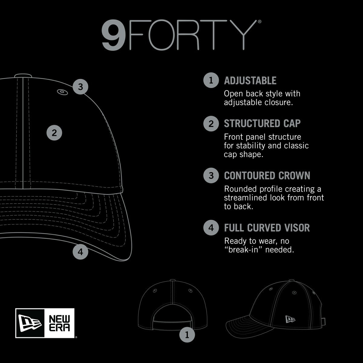 Miami Heat Active Digi-Tech Two-Tone 9FORTY Adjustable Hat - Heather Gray/Black | New Era for sale