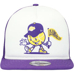 Los Angeles Lakers Youth Court Sport Mascot 9FIFTY Snapback Hat - White/Purple | New Era for sale
