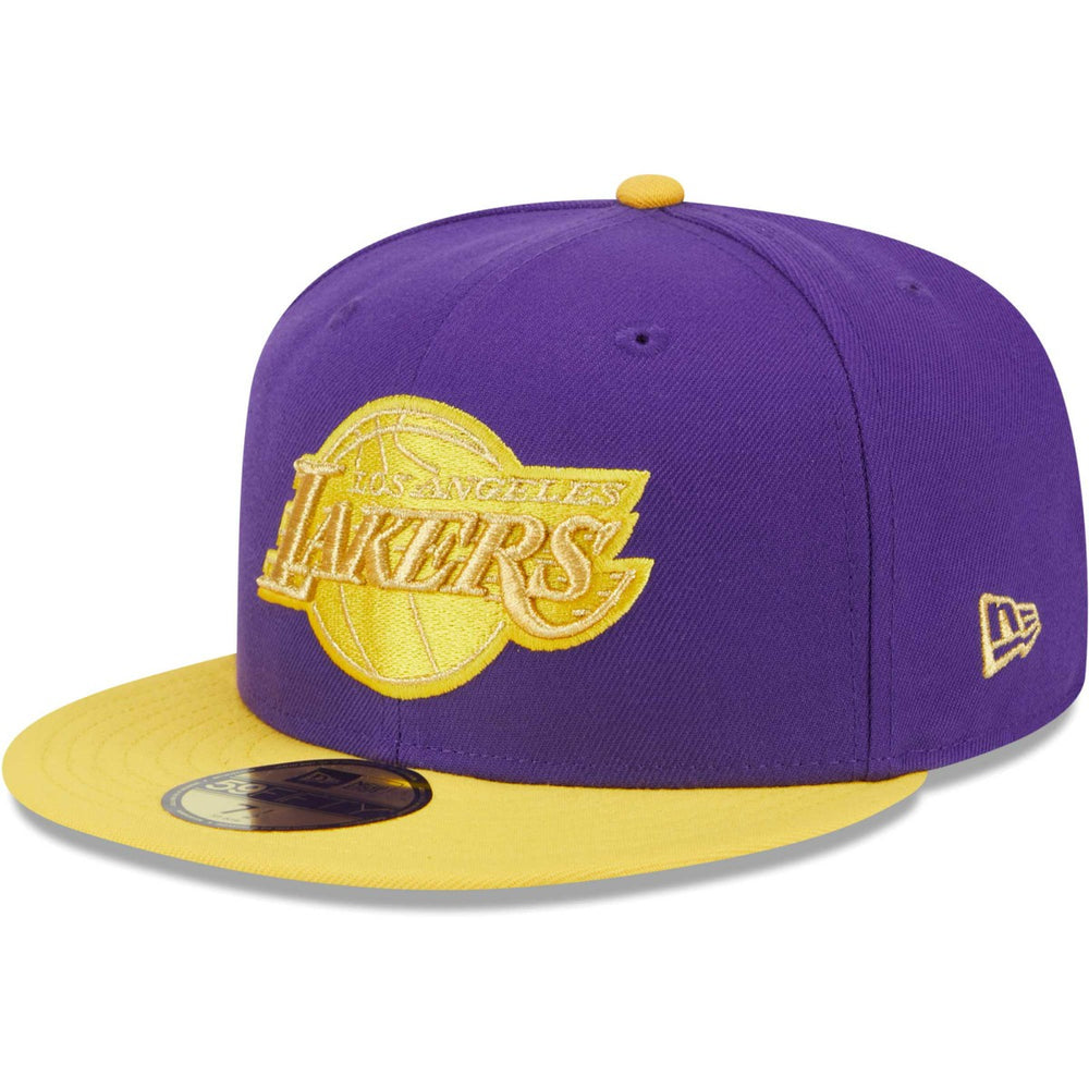 Los Angeles Lakers Gameday Gold Pop Stars 59FIFTY Fitted Hat - Purple/Gold | New Era cheap