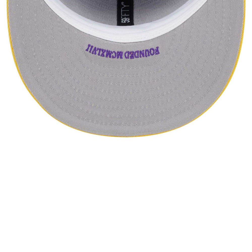 Los Angeles Lakers Gameday Gold Pop Stars 59FIFTY Fitted Hat - Purple/Gold | New Era cheap