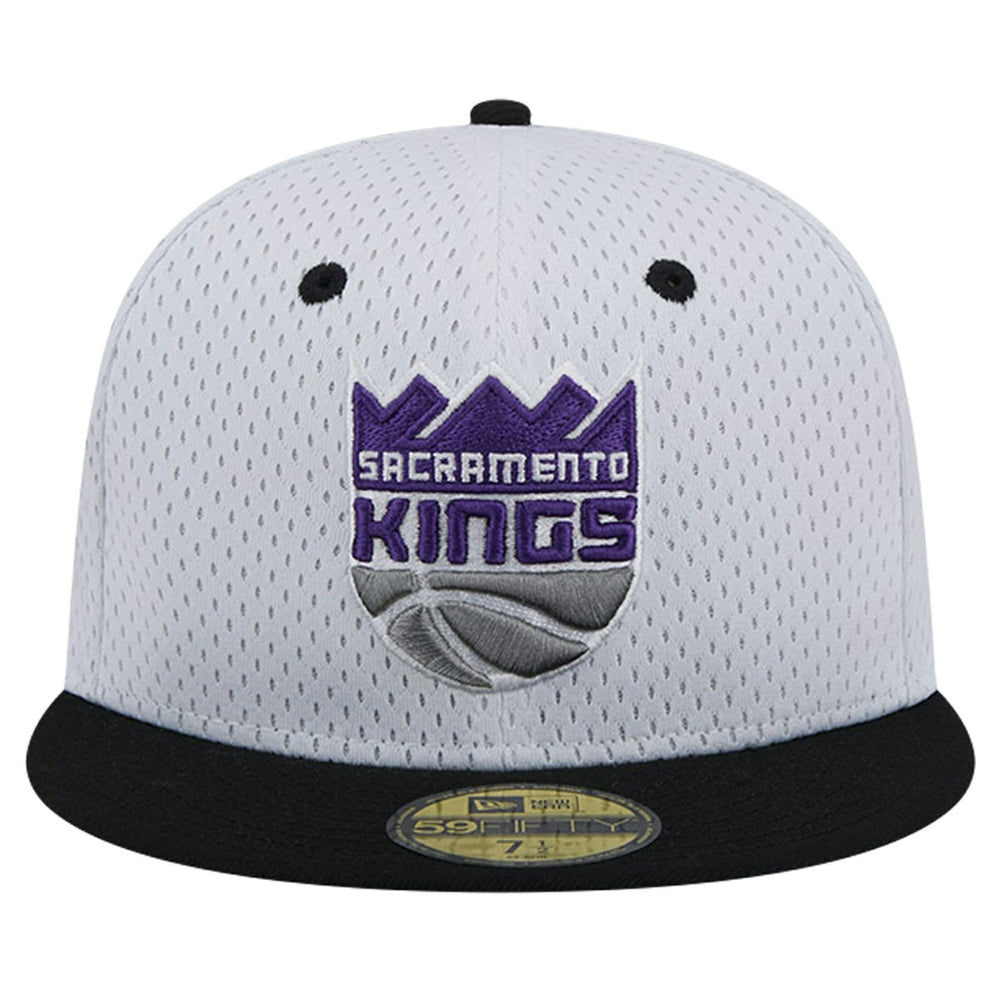 Sacramento Kings Throwback 2Tone 59FIFTY Fitted Hat - White/Black | New Era discount