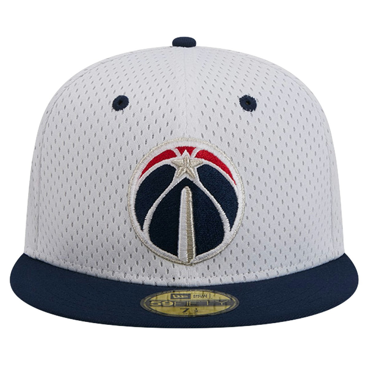 Washington Wizards Throwback 2Tone 59FIFTY Fitted Hat - White/Navy | New Era for sale
