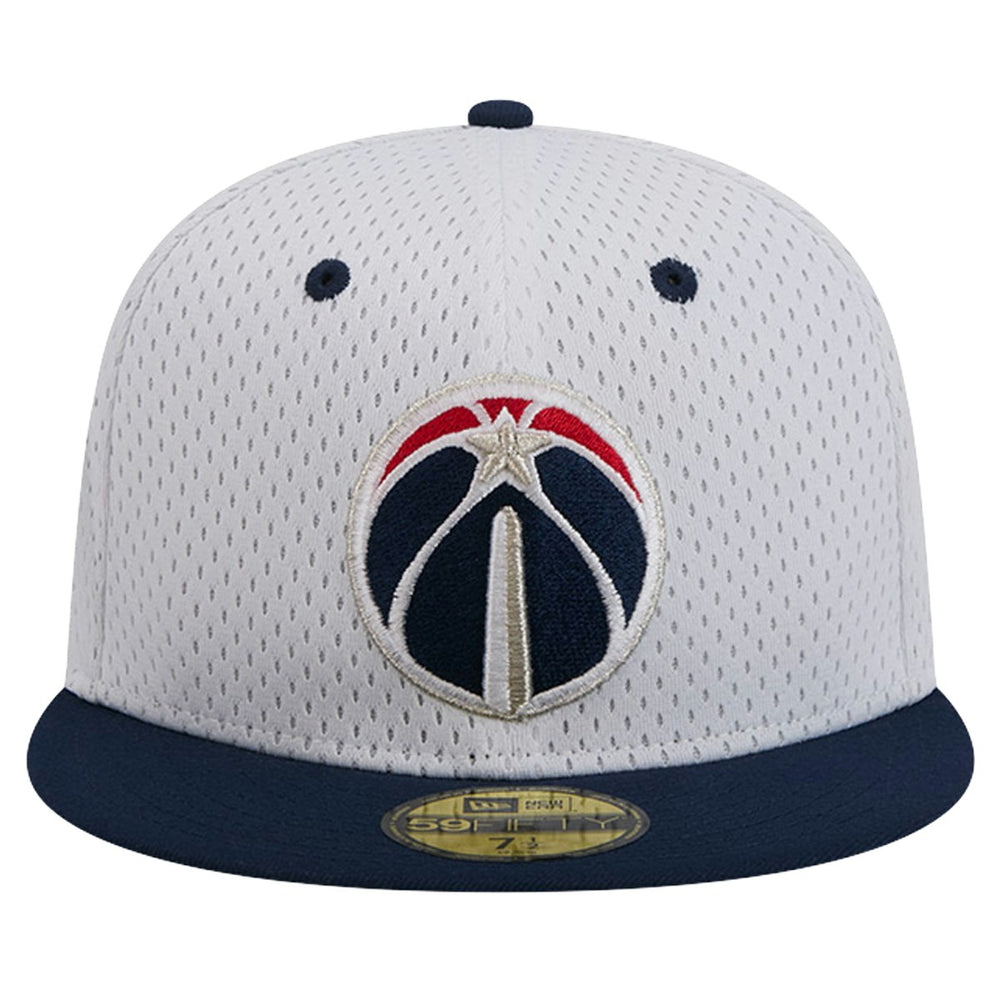 Washington Wizards Throwback 2Tone 59FIFTY Fitted Hat - White/Navy | New Era for sale