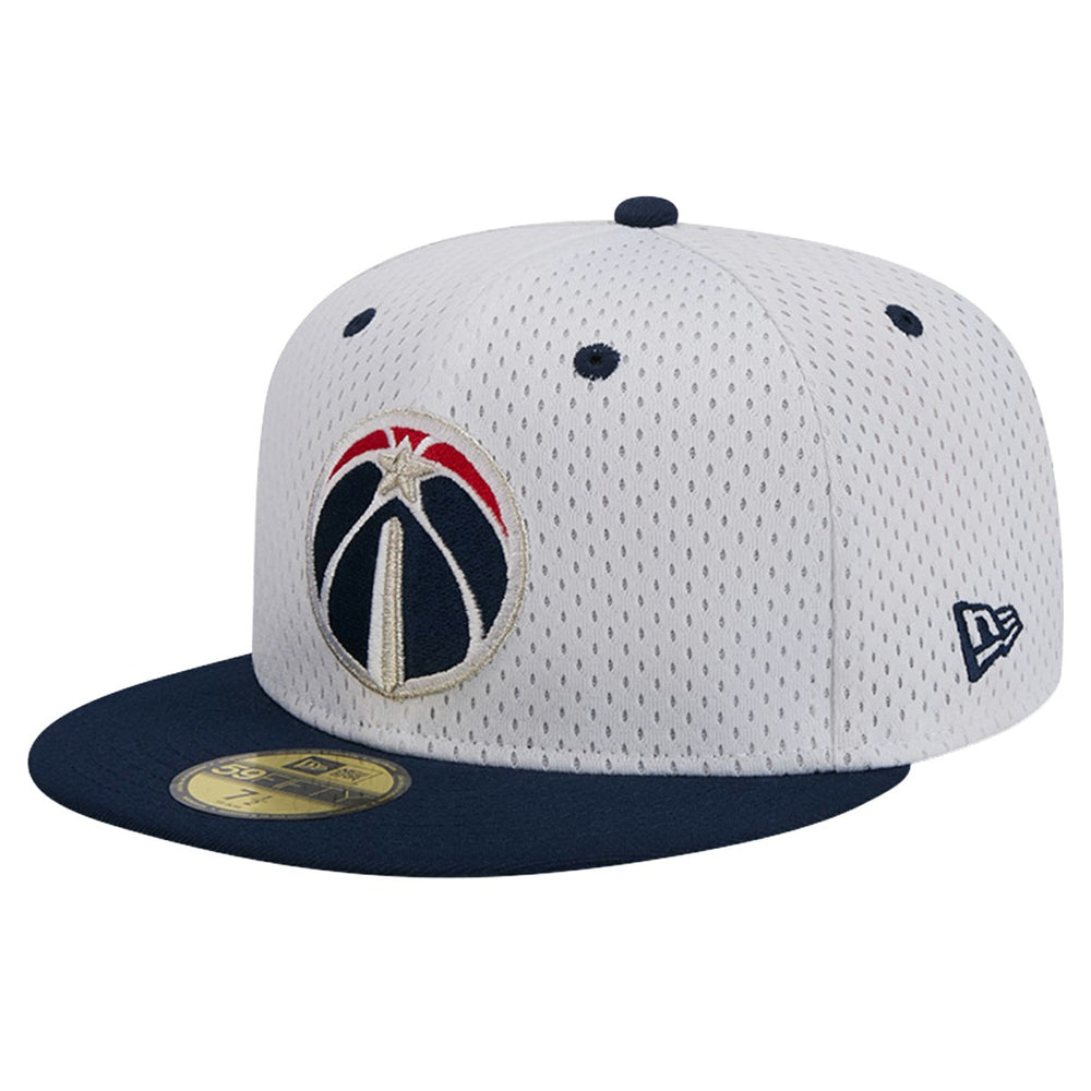 Washington Wizards Throwback 2Tone 59FIFTY Fitted Hat - White/Navy | New Era for sale