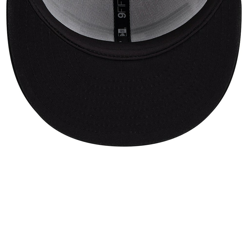 Brooklyn Nets Throwback Gradient Tech Font 9FIFTY Snapback Hat - White/Black | New Era discount