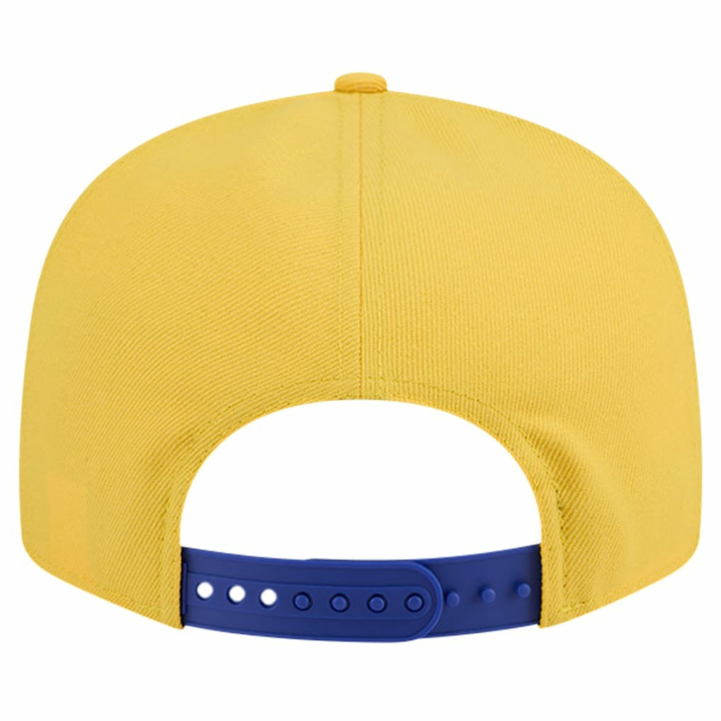 Golden State Warriors Throwback Gradient Tech Font 9FIFTY Snapback Hat sale - White/Royal | New Era shop