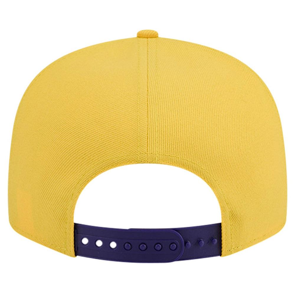 Los Angeles Lakers Throwback Gradient Tech Font 9FIFTY Snapback Hat - White/Purple | New Era outlet