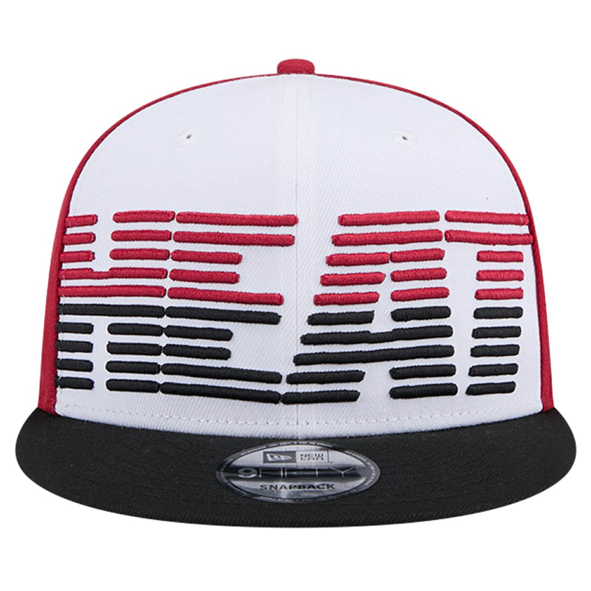 Miami Heat Throwback Gradient Tech Font 9FIFTY Snapback Hat - White/Black | New Era online