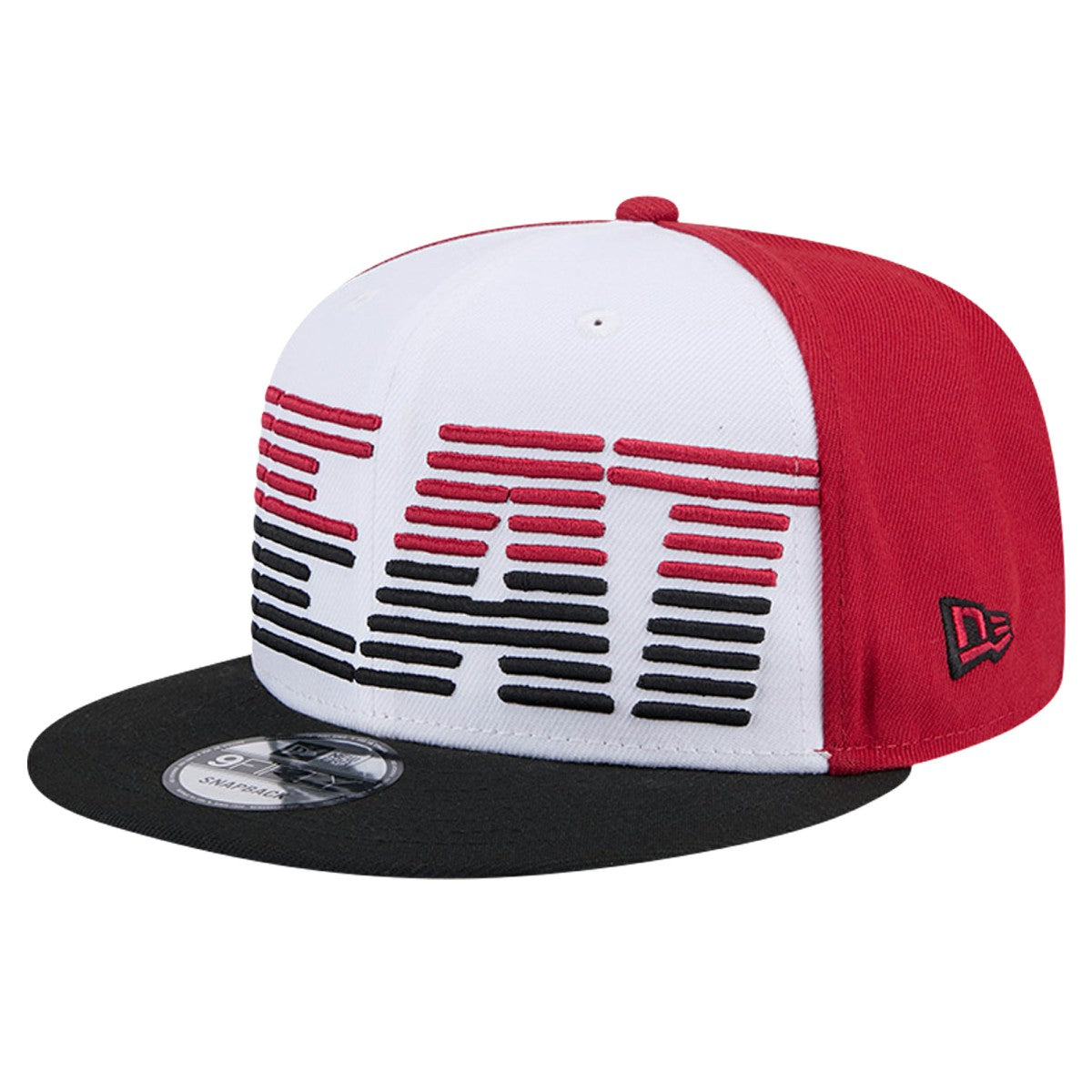 Miami Heat Throwback Gradient Tech Font 9FIFTY Snapback Hat - White/Black | New Era online