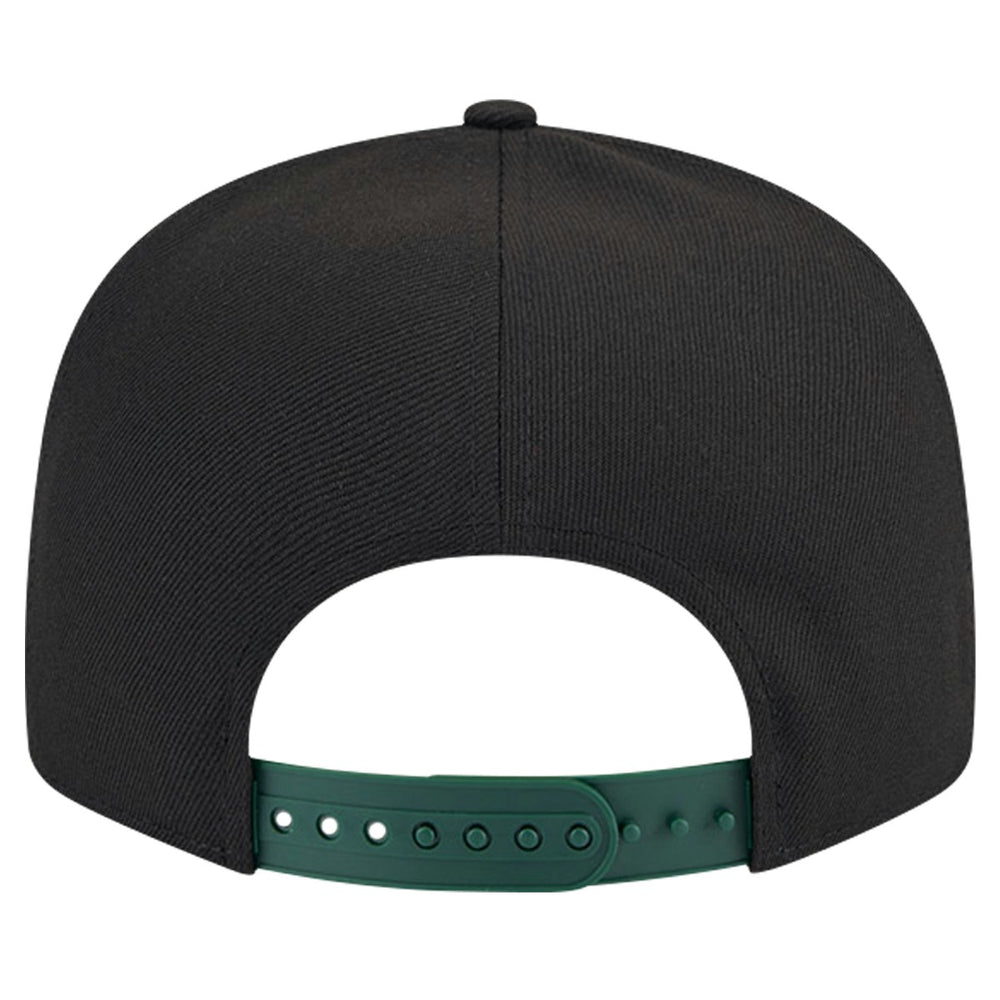 Milwaukee Bucks Throwback Gradient Tech Font 9FIFTY Snapback Hat - White/Hunter Green | New Era cheap