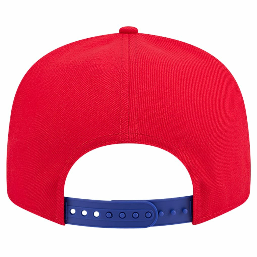Philadelphia 76ers Throwback Gradient Tech Font 9FIFTY Snapback Hat - White/Royal | New Era cheap
